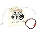 Baltic Amber Teething Bracelet or Anklet for Babies, Toddlers, and Kids - Lab-Tested - Raw Unpolished Cognac - 5.5 Inches