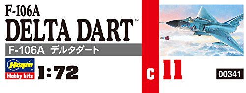 F-106A Delta Dart US Air Force Interceptor 1/72 Hasegawa