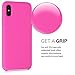 kwmobile TPU Silicone Case for Apple iPhone X - Soft Flexible Rubber Protective Cover - Magenta