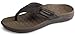 Vionic Men's Tide Ryder Toe Post Sandals- Supportive Men's Sandals That Include Three-Zone Comfort with Orthotic Insole Arch Support, Sandals for Men, Flip Flops Chocolate 12 Medium US