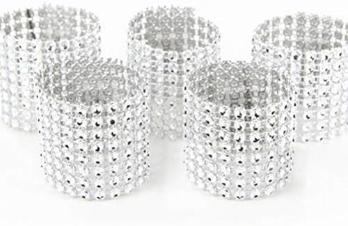 Party Diy Decorations - Diamond Trim Wrap Cake Candle Holder Mesh Bling Vases Roll Tulle Crystal Ribbons Wedding Party - Decorations Party Party Decorations Tull Diamant Table Diamond Decor Wr