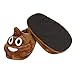 LUOLAX Emoji Poop Slippers Non-Slip Plush Cotton Comfortable Indoor Shoes For Men & Women Non-Skid Footpads (Poop)