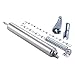 Ideal Security Model 8730 Heavy Duty Pneumatic Screen and Storm Door Closer with Wind Chain, 10.5