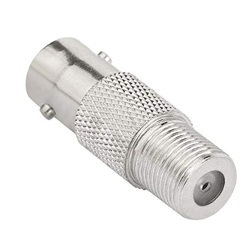 Keple Type F Female to BNC Female Adapter RF Coaxial Cable Connector Coupler, BNC to F Type Satellite Screw On Female to Female Socket Joiner for CCTV Security Camerar, DVR, Radio, Scanners, Antennas