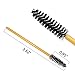 100 Pack Mascara Wands Bulk Disposable Eyelash Brushes Lash Extensions Makeup Applicator Tool Set, Gold/Black
