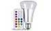 KOBRA LED Bulb Color Changing Light Mega Bright RGBW 10W with Remote Control Bright White or 16 Different Color Choices Smooth, Flash or Strobe Mode - Premium Quality & Energy Saving