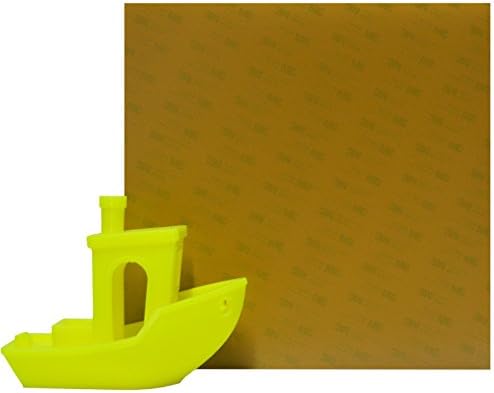 Prozix Amber PEI Sheet 3D Printer Build Surface 200mm x 200mm (8" x 8") Ultem 1000 Build Surface for Monoprice select mini V2, xyz davinci mini, reprap diy printers