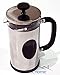 [1 Liter, 34 Oz] Gourmet Stainless Steel French Press Coffee Maker Tea Maker, Coffee Press (Chrome)