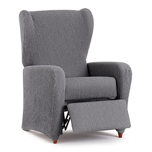 Eysa Llion Sofa Cover, Lycra, Grey 6, 1 Seater