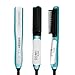 KINGDOMCARES Hair Straightener Brush Portable Electric Hair Straightening Brush, Straightening Comb, Ceramic Heating Fast Straightening Irons Brush Anti-Scald, Detangling and Silky Straight primary
