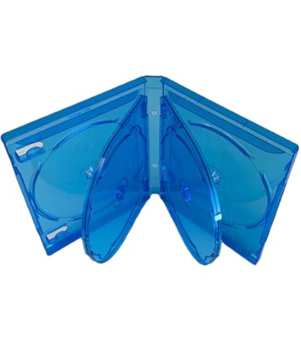Amazon.com: Maxtek Black 8 Disc DVD Cases with 3 Flip Trays