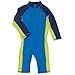 Sun Smarties Toddler Boy Little Boys UPF 50+ Shark One Piece Surf Suit Sunsuit