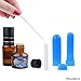 Kare & Kind Nasal Inhaler Tubes - Kit Contains: 20 Empty Nasal Inhaler Tubes (with Wicks) in 10, 20 Extra Wicks, 1 Opening Tool, 44 writable Stickers, 2 Mini droppers and 1 Pen