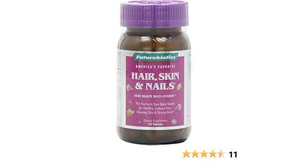 Amazon Com Futurebiotics Hair Skin Nails Tablets 75 Ea Pack Of 2 Industrial Scientific