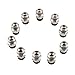 URBEST 10Pcs 1/4" PT Male Thread 6mm Straight Pneumatic Push in Quick Fitting Connectors for PETF Tube primary