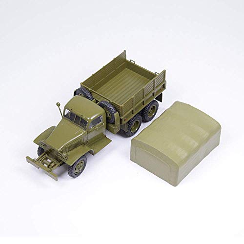 XHH Panzermodell Militärpanzermodell, Maßstab 1:43 CCKW-352 Militärlastwagen US-Legierungsmodell, Spielzeug und… – Bild 5