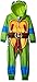 Nickelodeon Boys' Ninja Turtles Uniform Union Suit, Green, 8