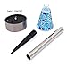 Solar Garden Lights Outdoor - Adecorty Solar Garden Stake Lights 3 Color Solar Path Lights, Landscape Lights for Garden Path Walkway Patio Lawn Outdoor Christmas Halloween Decorations, 3 Pack