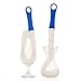 Koogel Flexible Bottle Brush,2 Pack Bottle Cleaning Brush Flexible Bottle Scourer,Multi-Function Household Cleaning Tools for Cleaning of Wine Decanters, Goblets, Glasses, Cups