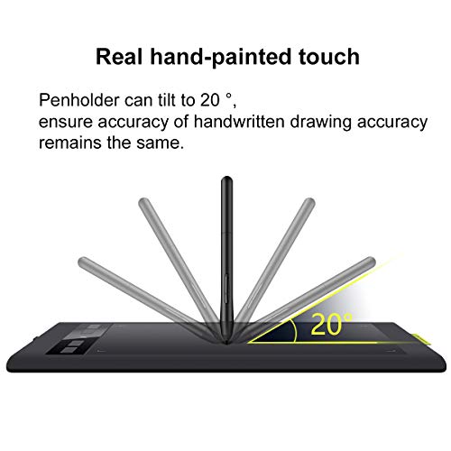Digital Drawing Tablet Pad, Acepen AP1060 10x6.25in USB Graphics Tablets with Battery-Free Passive Stylus for Artists & Animation & Illustrator & Painting