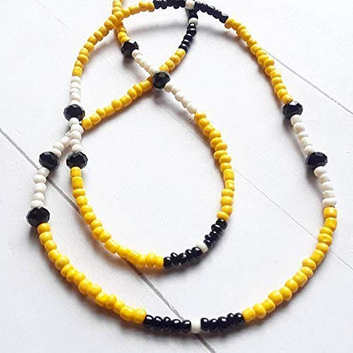 yellow waist beads