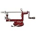 VKP Brands VKP1010 Johnny Apple Peeler, Stainless Steel Blades, Red primary