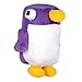 Officially Licensed Crossy Road Plush Toy Penguin Figure, Purple & White, Medium, 6" x 5" x 2.5"