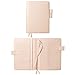 Yocatech Notebook Cover Given Page A5 A6 Applicable Stationery School Supplies without Inner Paper (Beige A5)