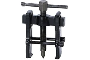 Hypertune Universal 2.5inch Two Jaw Pilot Bearing Gear Puller Bearing Gear Remover Tool Carbon Steel Adjustable Pump Pulley Remover Hand Tool Removal Kit Straight Type