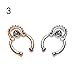 Elegant4beauty 20 Pcs 12mm Fake Septum Clicker Nose Ring Non Piercing Hanger Clip Body Jewelry