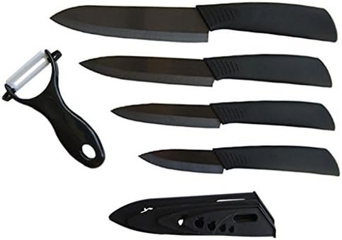 Lagute leChef Kitchen Ceramic Knife Set (Six-piece Multicolor)