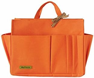 Myliora Original Waterproof Sturdy Purse Insert Tidy Bag Organiser, Orange