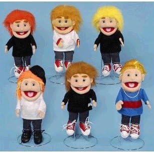 Brunette-hair Boy Glove Puppet