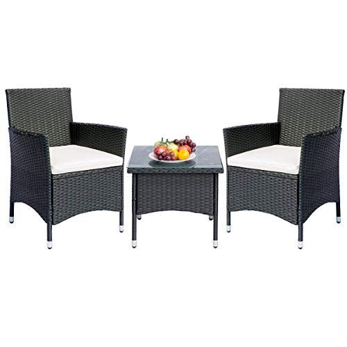 Leisure Zone 3 Piece Rattan Wicker Patio Buy Online In Grenada At Desertcart