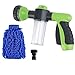 Hose Foam Sprayer - [Upgraded] Garden Water Hose Snow Cannon Foam Nozzle Soap Dispenser Gun with Wash Mitt, Cleaning Cannon, 8 Watering Pattern for Car Washer, Pets Shower, Plants Watering