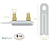 [UPGRADED] BlueStars 4-Pack 3392519 Dryer Thermal Fuse - Easy to Install - Compatible with Whirlpool Kenmore Dryers - Replaces AP6008325 G4AP0500 3388651 694511 80005 WP3392519VP