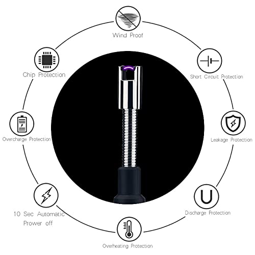 XTENDR ARCS V2 Extendable 2.5 Feet. Arc Extra Long Lighter, Flameless