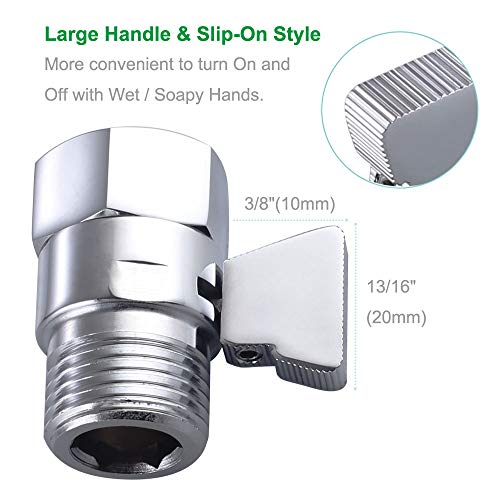 Shower Flow Control Valve, APLusee Brass Water Pressure Regulator with