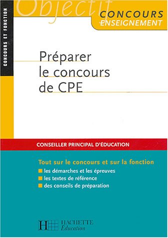 Préparer le concours de CPE