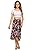 Women's Floral Printed A-Line Skirt Flare Midi Wrap Skirts