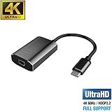 UPTab USB-C Type C to Mini DisplayPort Adapter 4K@60Hz (Graphite)