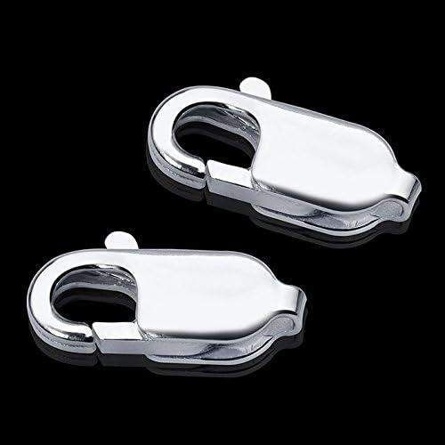 MATERIA Carabiner Clasp 10 x 18 x 4 MM 2.5 g for Bracelets / Necklaces, Jewellery Craft #Z13 - Image 4