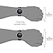 SINOBI Men's Black Quartz Wrist Watch Ultra Thin Case with Minimalist Analog Display Leather & Milanese Band