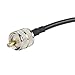 Eagles 2pcs Rg58 Coax UHF (Pl259) Male to Male Antenna Cable, Coaxial Cable pl-259,Coax Jumper Cable,3ft/36inch/1m RF Coaxial Cable Adapter Assembly