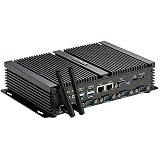 Mini PC Fanless HUNSN BH05a - AMD A6-1450, 8Go RAM, 128Go SSD, Windows 11 Pro - Silencieux, Compact Pour Bureautique - 4