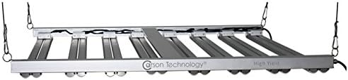 Carson 640W 47.5'' X 48.5'' X 2.5'' Plant Grow Light LED 8 Beams CT-D02080GLB-8x