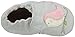 Robeez Girls' Soft Soles Crib Shoe, Bird Buddies-Grey Violet, 6-12 Months M US Infant