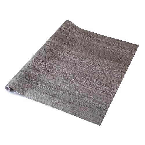 67.5cm x 1m up to 15m dc fix OAK SHEFFIELD PEARL GREY sticky back plastic vinyl wrap film (200-8302) (67.5cm x 5m)