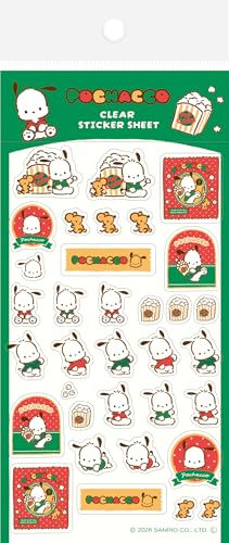 古川紙工 サンリオキャラクターズ シール 透明シールシート おやつパーティー ポチャッコ QS383