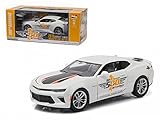 2016 Chevrolet Camaro 50th Anniversary Edition Indy 500 Pace Car 100th Running of the Indianapolis Pace Car Collection 1/24 by Greenlight 18223